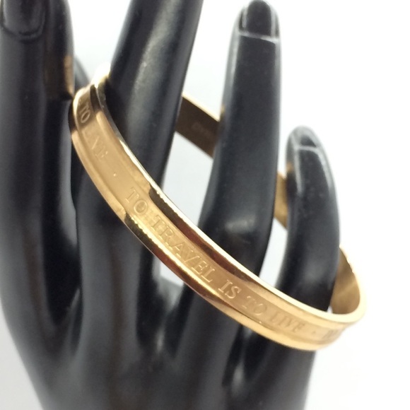 DYRNBERG/KERN BANGLE BRACELET TO TRAVEL IS TO LIVE - Picture 11 of 12